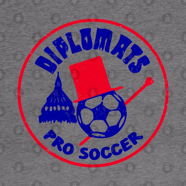 1974 Washington Diplomats Vintage Soccer by ryanjaycruz